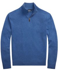 Polo Ralph Lauren - Merino Wool Knit Quarter-Zip Sweater - Lyst