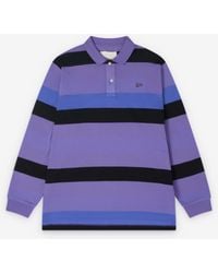 ERL - Striped Rugby Long-Sleeve Polo Shirt - Lyst