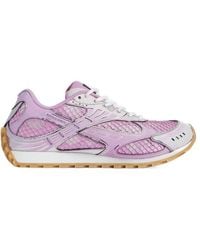 Bottega Veneta - Orbit Lace-Up Sneakers - Lyst