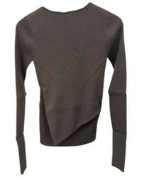 Rick Owens - Long Sleeve Knitted Top - Lyst