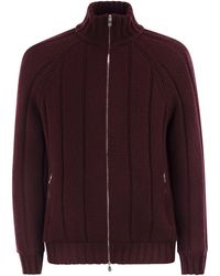 Brunello Cucinelli - Cashmere Knit Down Jacket With Zip - Lyst