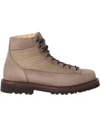 Brunello Cucinelli - Lace-Up Ankle Boots - Lyst