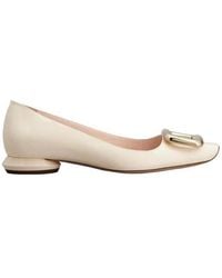 Roger Vivier - Buckle-Detail Ballerina Shoes - Lyst