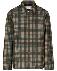 Dries Van Noten - Button-Down Checked Jacket - Lyst
