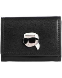 KARL LAGERFELD - K/Ikonic 2.0 Leather Wallet - Lyst