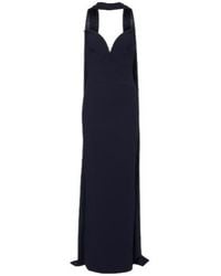 Roland Mouret - Scarf-Detail Corset Gown - Lyst