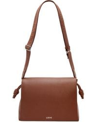 Loewe - Flamenco Logo Printed Shoulder Bag - Lyst