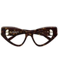 Balenciaga - Eyewear Cat-Eye Frame Glasses - Lyst