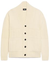 Gcds - Logo Embossed V-Neck Cardigan - Lyst