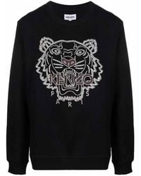 KENZO - Round-Necked Logo Sweater - Lyst