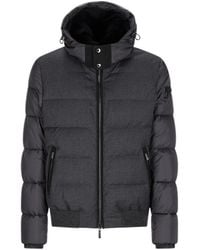 Moorer - Wright-Shl Hooded Quilted Jacket - Lyst