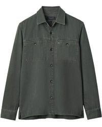Rag & Bone - Long-Sleeved Denim Shirt Jacket - Lyst
