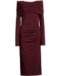 Max Mara - Midi Dress Viscose, Elastane - Lyst