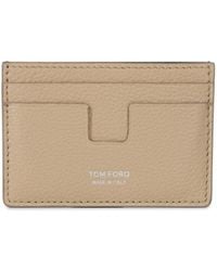 Tom Ford - Grained Leather Card Holder - Lyst