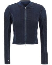 DIESEL - De Gary D Cropped Slim Jacket - Lyst