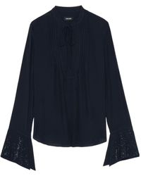 Zadig & Voltaire - Taika Embellished Cuff Blouse - Lyst