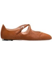 Bally - Buckle-Fastening Ballet Flats - Lyst