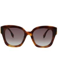 Fendi - Eyewear First Square Frame Sunglasses - Lyst