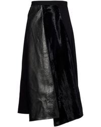 Junya Watanabe - High Waist Asymmetrical Hem Skirt - Lyst
