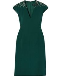 Jenny Packham - Embellished Cady Midi Dress - Lyst