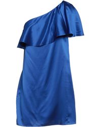 Saint Laurent - One-Shoulder Satin Dress - Lyst