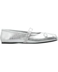 Marni - Logo Embossed Ballet Flats - Lyst