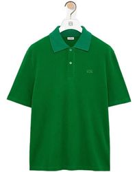 Loewe - Anagram-Embroidered Polo Shirt - Lyst