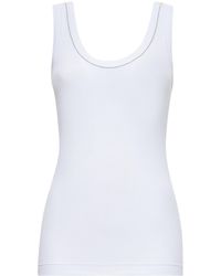 Brunello Cucinelli - Sleeveless Tops - Lyst