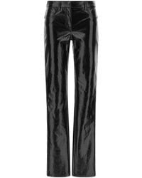 Courreges - Courrèges Glossy Straight-Leg Pants - Lyst