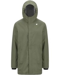 K-Way - Tommy Bonded Hooded Raincoat - Lyst