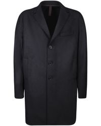 Harris Wharf London - Single-Breasted Buttoned Coat - Lyst
