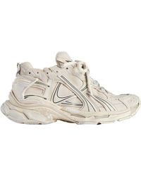 Balenciaga - Panelled Lace-Up Sneakers - Lyst