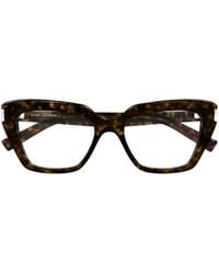 Saint Laurent - Geometric Glasses - Lyst