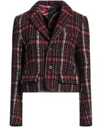 Marni - Burgundy Blazer Virgin Wool, Polyamide, Mohair Wool, Viscose - Lyst