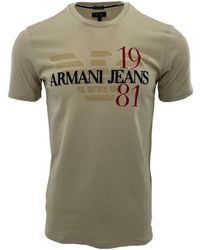 Armani Jeans - Item O-Neck Short-Sleeved T-Shirt - Lyst