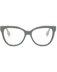 Fendi - Eyewear Cat-Eye Glasses - Lyst