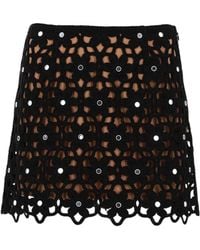 Michael Kors - Mirror-Embellishment Mini Skirt - Lyst