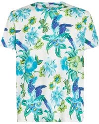 Etro - Pegaso-Motif Graphic-Print T-Shirt - Lyst