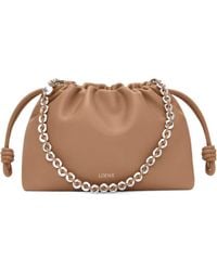 Loewe - Medium Leather Flamenco Shoulder Bag - Lyst