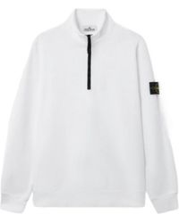 Stone Island - Regular-Fit Half-Zip Sweatshirt - Lyst