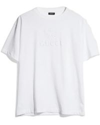 Gucci - Cotton Jersey T-Shirt With Embroidery - Lyst