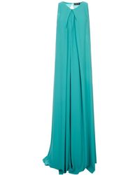 Gianluca Capannolo - Pleated Sleeveless Maxi Dress - Lyst