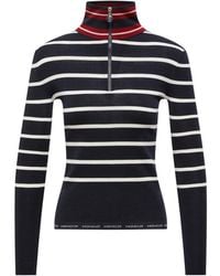 Moncler - Striped Wool Turtleneck Sweater - Lyst