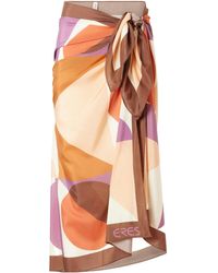 Eres - Silk-Blend Scarf-Style Skirt - Lyst