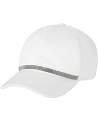 Brunello Cucinelli - Monili Detailed Curved Peak Cap - Lyst