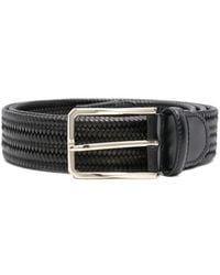 Canali - Woven Belt - Lyst