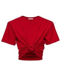 Magda Butrym - Knotted T-Shirt - Lyst