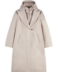 Fay - Double Wool Jersey Coat - Lyst