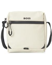 BOSS - Zippered Crossbody Bag - Lyst