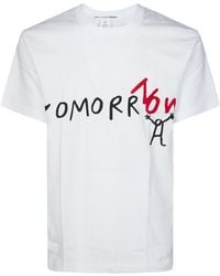 Comme des Garçons - Crew Neck Short-Sleeved T-Shirt - Lyst